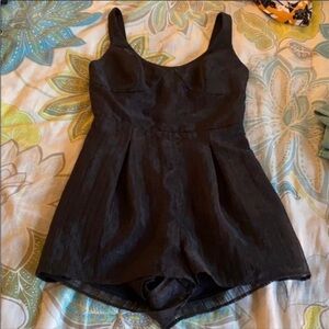 BCBGeneration Elegant Black Romper